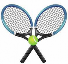 tennis racquets and ball